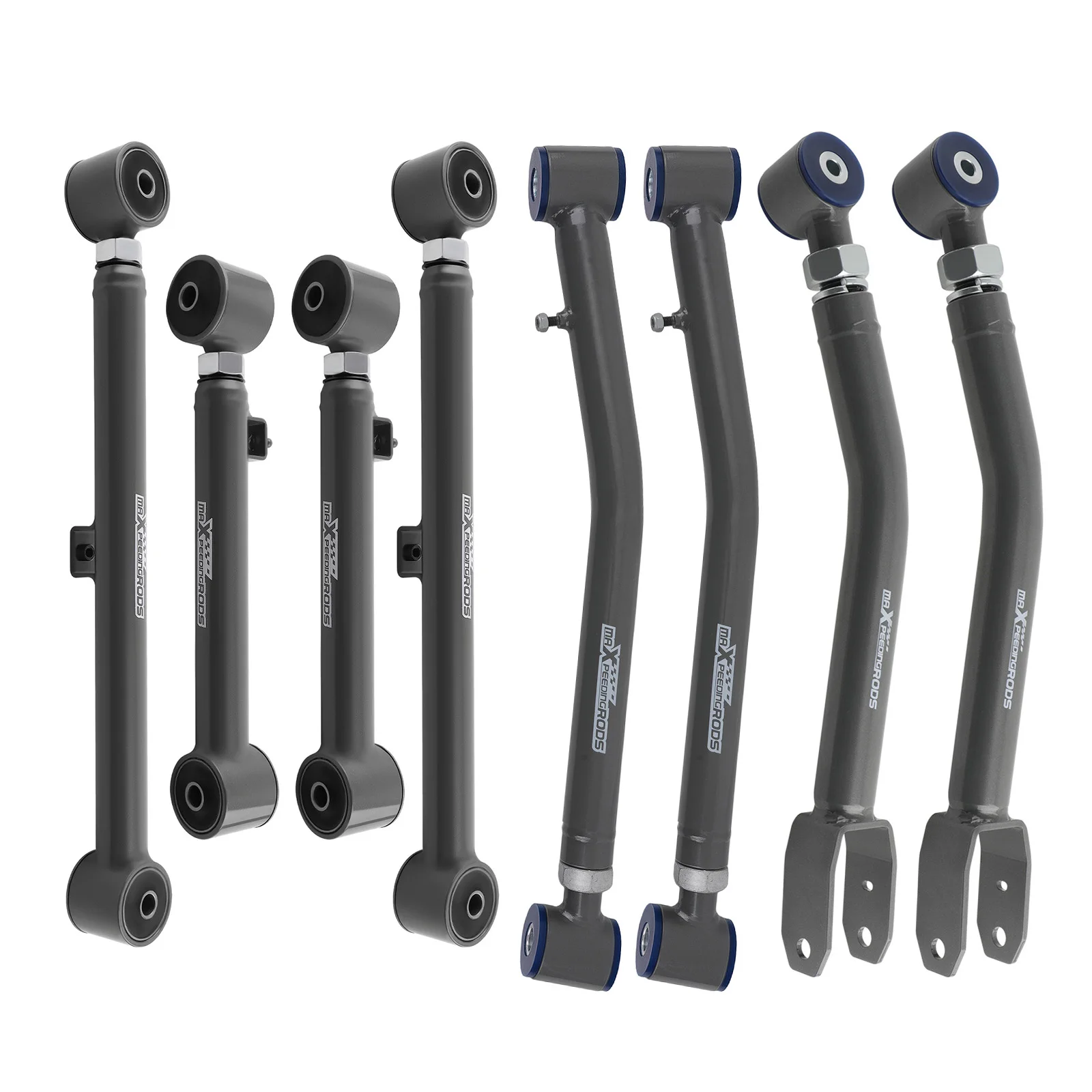 MaXpeedingrods Complete Front & Rear Control Arm Kit For Jeep Gladiator JT 2020-2024 2-4