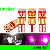 BhoiMo 2PCS 12V 24V Led T10 Bulb Parking Interior W5W 194 License Plate Reading Side Marker Dome Car Truck Signal Lamps Light