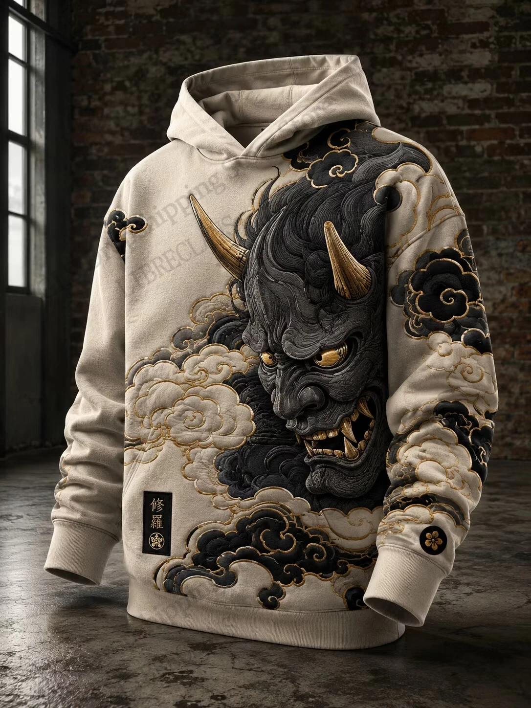 2027 Japanese Samurai Mask 3d Print Hoodies Men Women Fashion Ukiyo-e Style Hoodie Sweatshirt Adult Clothing Masculina Sudaderas