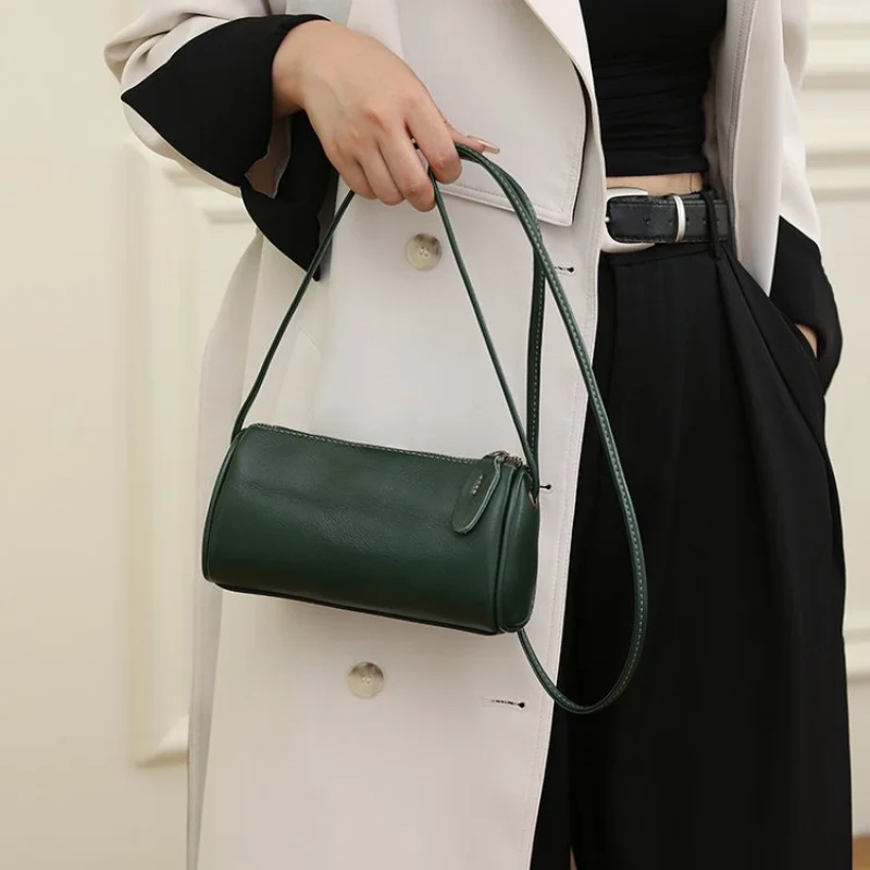 

Genuine Leather Shoulder Bag For Ladies Crossbody Handbag Messenger Tote Luxury Designer Brand Elegant Design