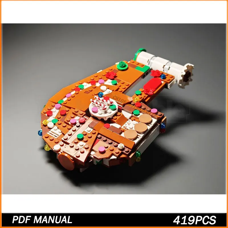 

MOC Building Block Space Wars Series Gingerbread Space Wars Brick Model Education Toy Birthday Adults Juguetes Gifts 419PCS