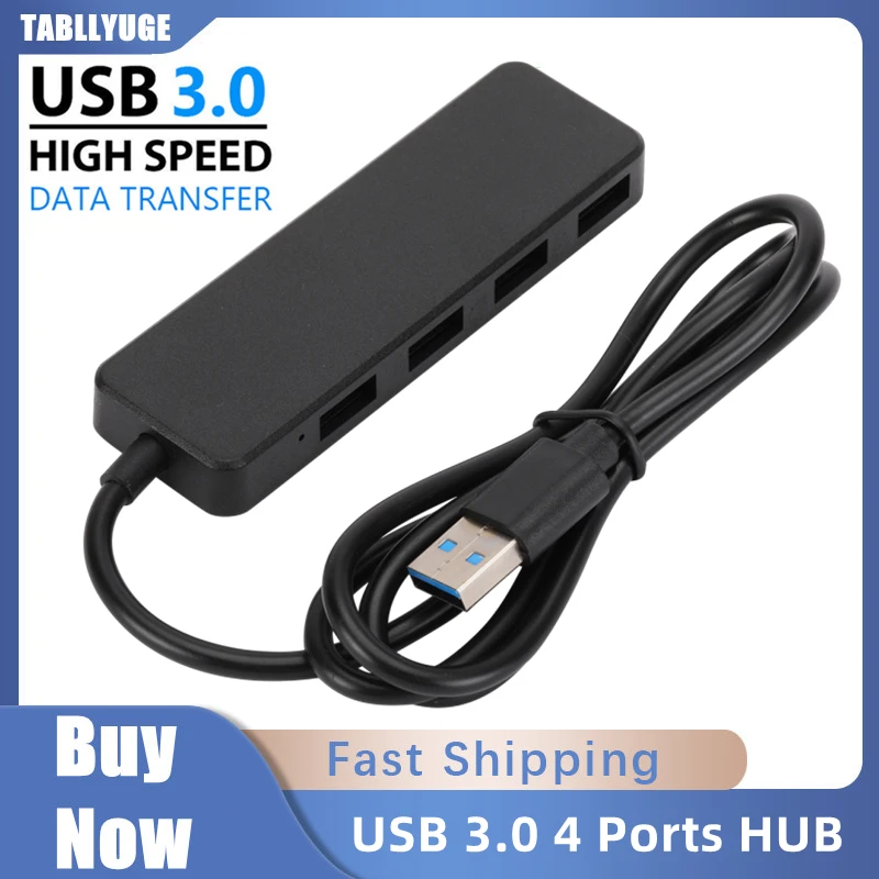 USB 3.0 High Speed HUB Multi USB Splitter 4 Ports Expander Multiple USB Expander Computer Accessories For Laptop PC Multiple Usb