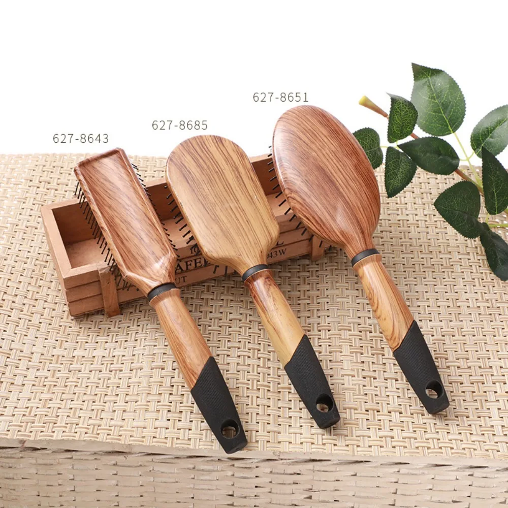 كيس الهواء مكافحة ساكنة مشط البلاستيك تدليك فرشاة شعر العملي سبا رئيس مدلك المنزلية أمشاط الشعر المجعد раэцаэра Воógс