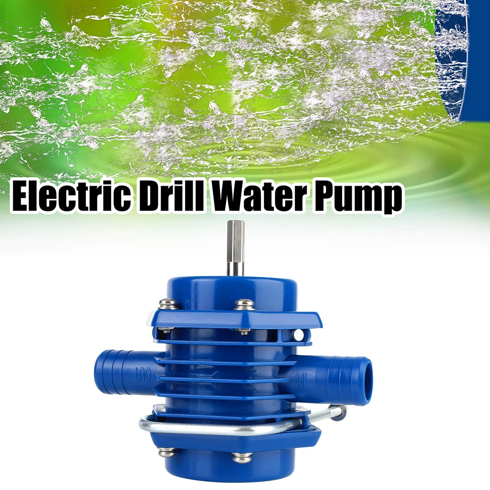 Stromlose Gartenkreiselpumpe für den Hausgebrauch, Hochleistungs-Selbstansaugende Hand-Elektrobohrer-Wasserpumpe Mini