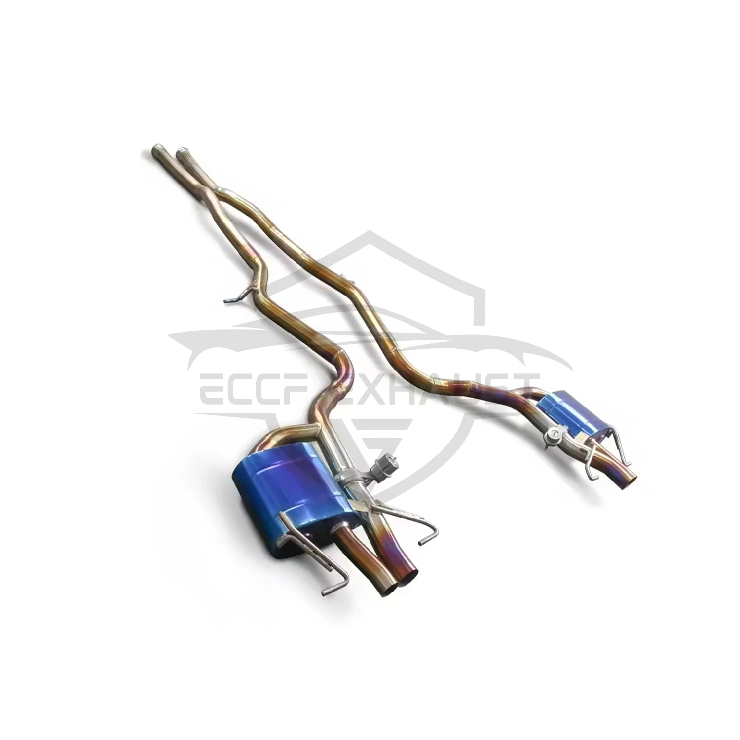 

Sporty Pneumatic Valved TItanium Catback Exhaust for Mercedes S series S320 S400 S450 S500 Performance Upgrade Easy Installation