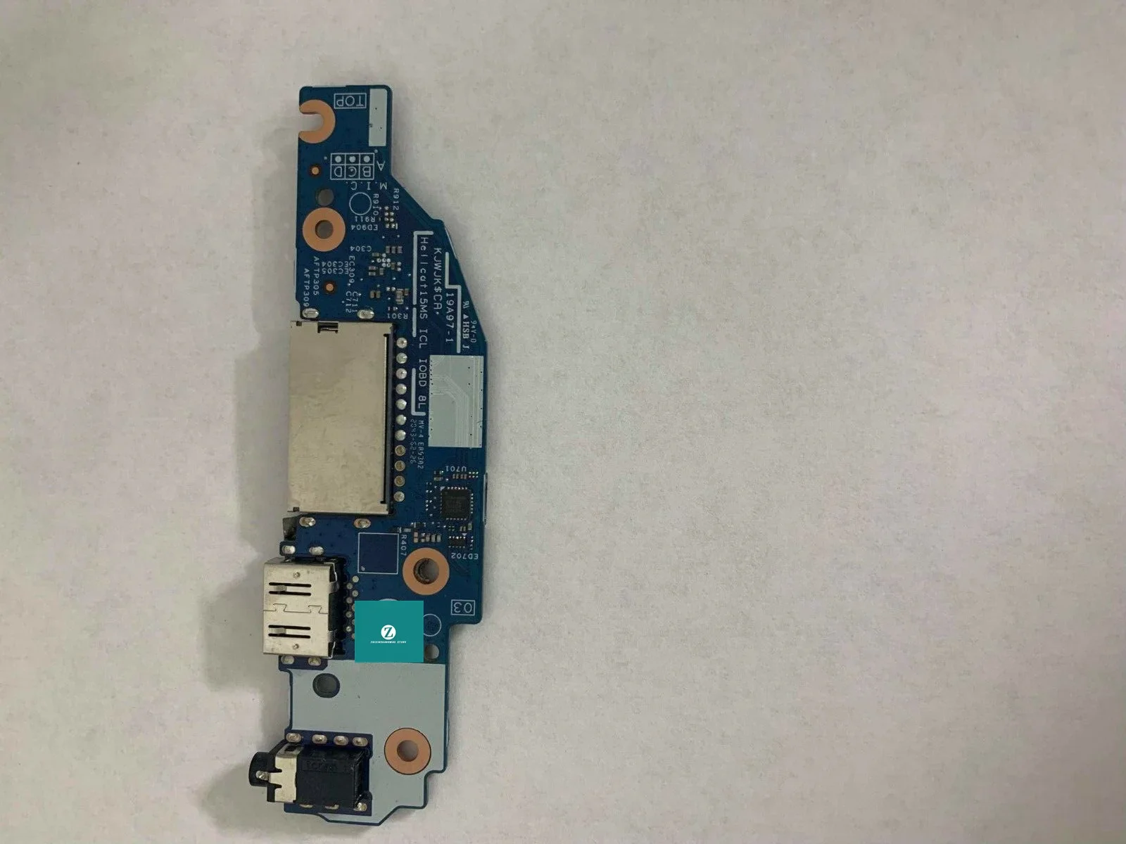FOR DELL INSPIRON 7500 2N1 USB AUDIO CARD READER BOARD P97F 7K2GR 07K2GR