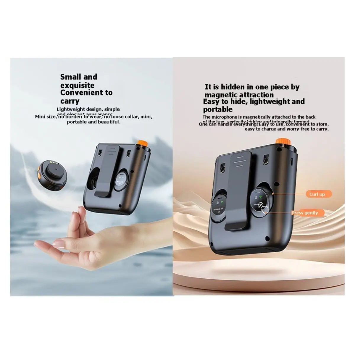 

Portable Magnetic Loudspeaker Voice Amplifier Mini Audio Speaker for Teachers Tour Guide Classroom Outdoor Speech