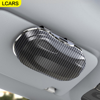 Universal Car For Sun Visor Clip Holder For Sunglasses Storage Box Multifunctional Auto Interior Accessories Organizer