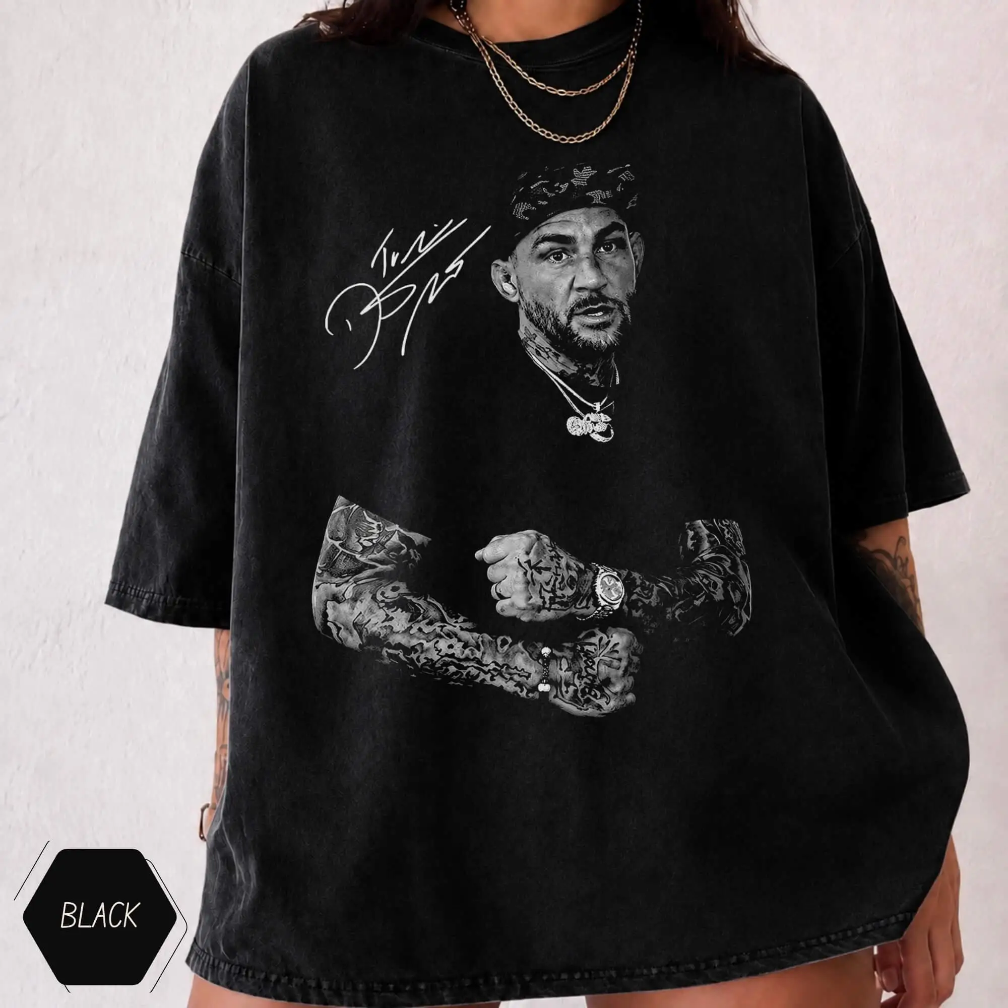 Dustin Poirier Vintage Shirt, The Diamond MMA Fighter T-Shirt, Fight Night Sweatshirt, Geschenk für Kampfsportfans – Detail 2