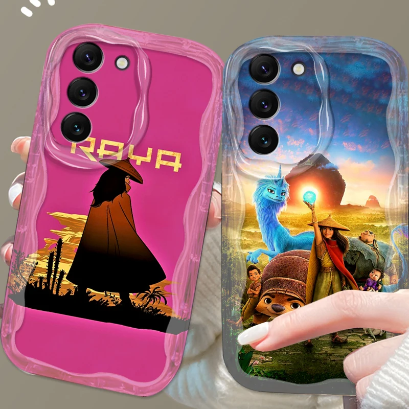 Raya And The Last Dragon For Samsung S24 S23 S21 S20 Ultra Plus FE A73 A72 A71 A51 A31 A05S A05 A04 5G Wave Oil Cover