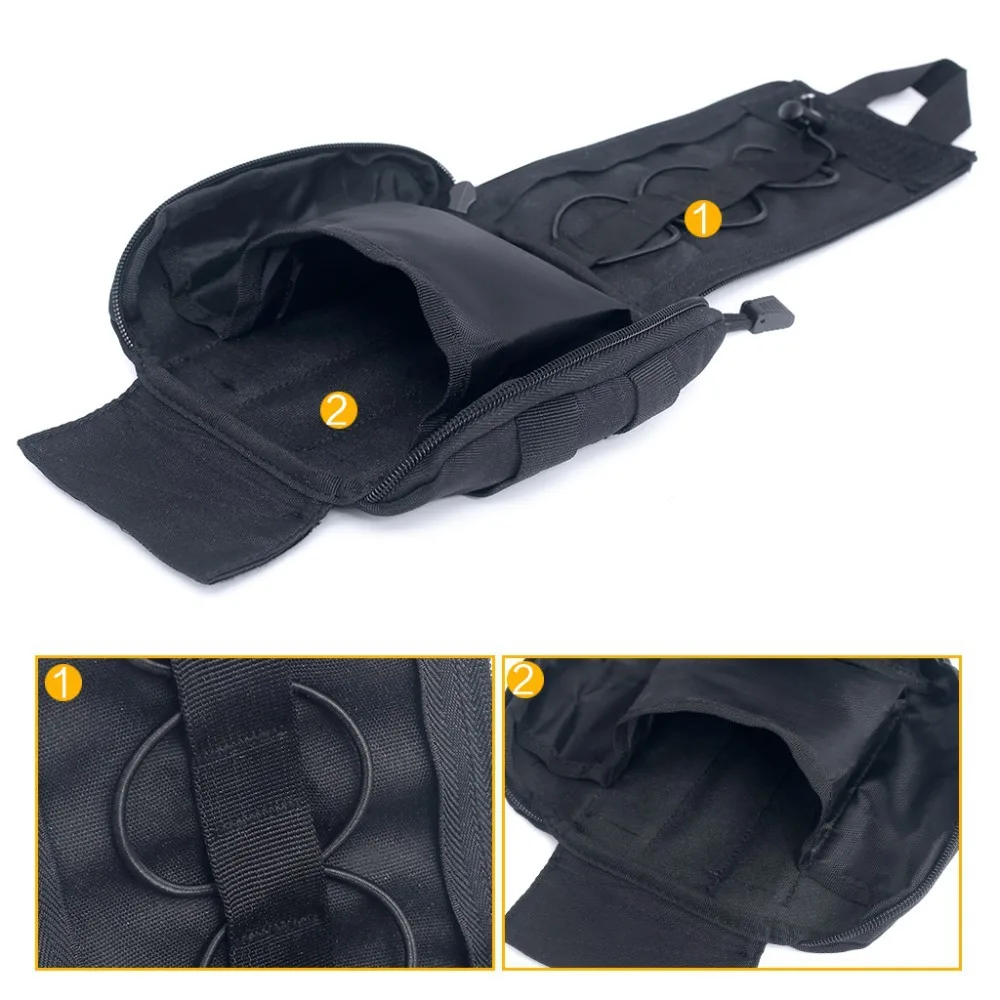 Taktische Molle EDC Medizintasche Erste-Hilfe-Set Notfall-Outdoor-Camping-Wandern Überlebens-IFAK Jagdzubehör Organizer – Detail 4