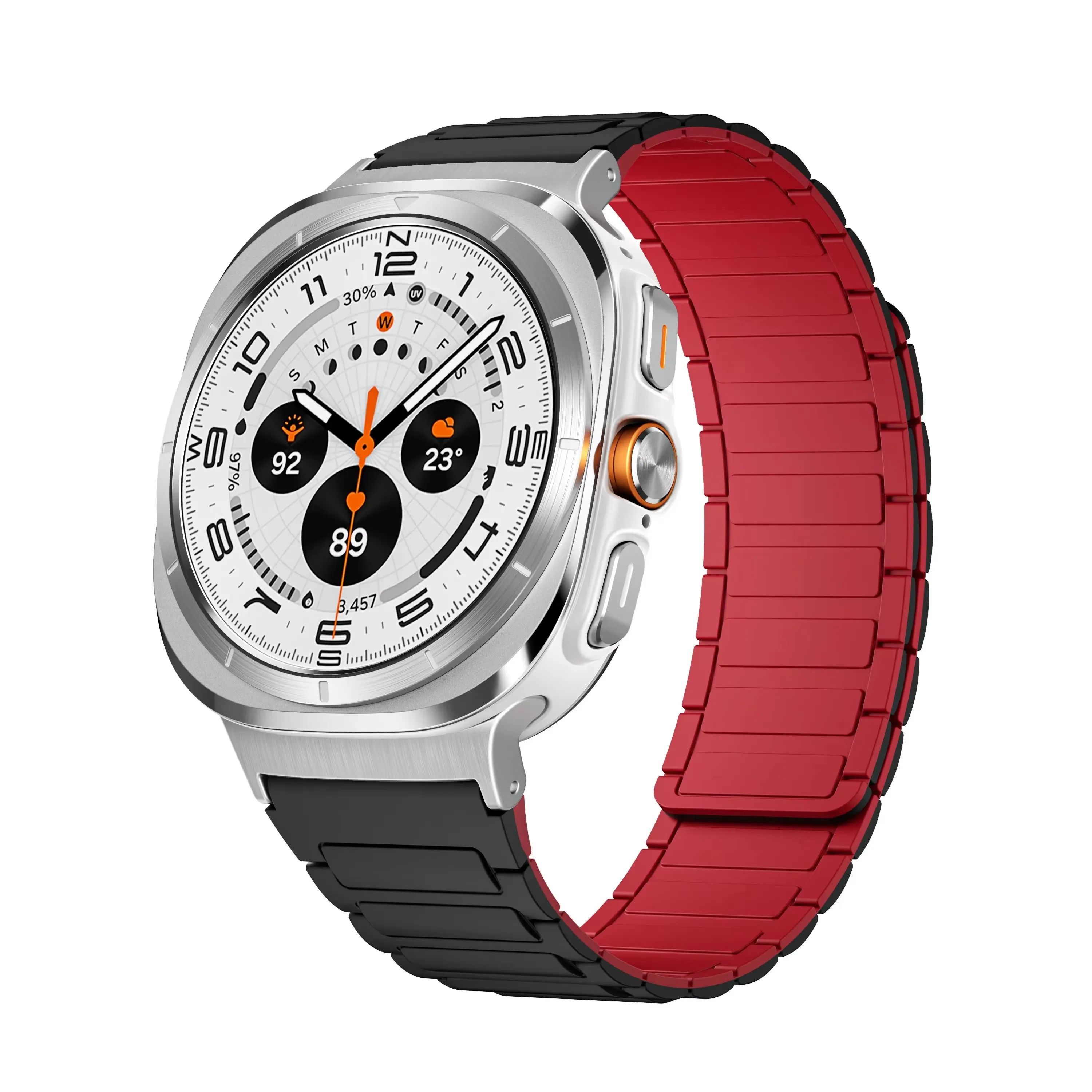 Magnetisches Armband für Galaxy Watch Ultra 2, Silikon-Uhrenarmband für Samsung Galaxy Watch Ultra 47mm, Zubehör ﻿ – Detail 1