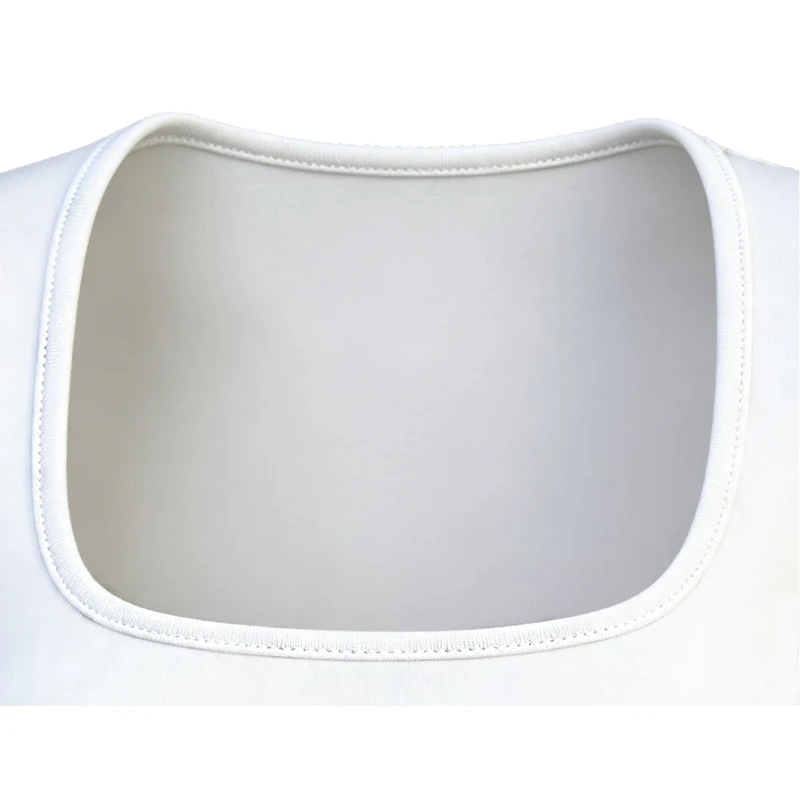 Damen-T-Shirt mit kurzen Ärmeln, schmal geschnitten, schlichtes Basic-Modell, quadratischer Kragen, Unterhemd, weiches, dehnbares Strickmaterial, ideal als Basisschicht, für den täglichen, lässigen Gebrauch. – Detail 15