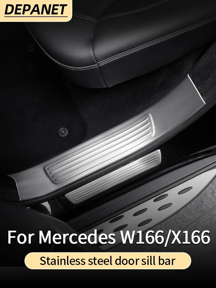 

Trim for Mercedes Benz GLE W166 350d GLE coupe C292 amg GLE Mercedes gls x166 gl 450 ml 350 Welcome Pedal Trim Cover Accessories