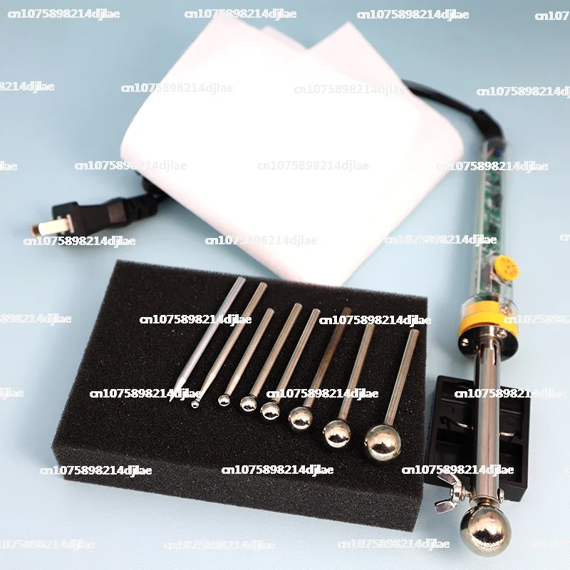 DIY Stoffblumen-Herstellungswerkzeug-Set 220V 200-450 ℃   Einstellbare Temperatur-Lötkolben mit 8 Edelstahlspitzen