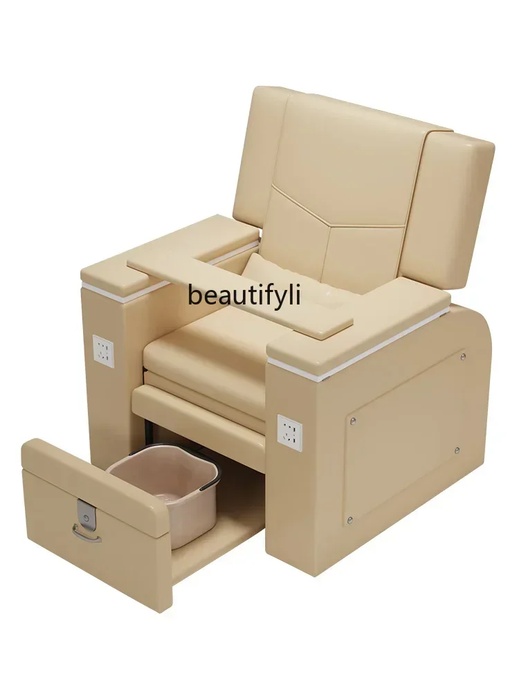 

New Arrivals Nail Beauty Sofa Electric Foot Massage Armchair Hand and Foot Care Multifunctional Foot-Washing Pedicure Chair Eyel