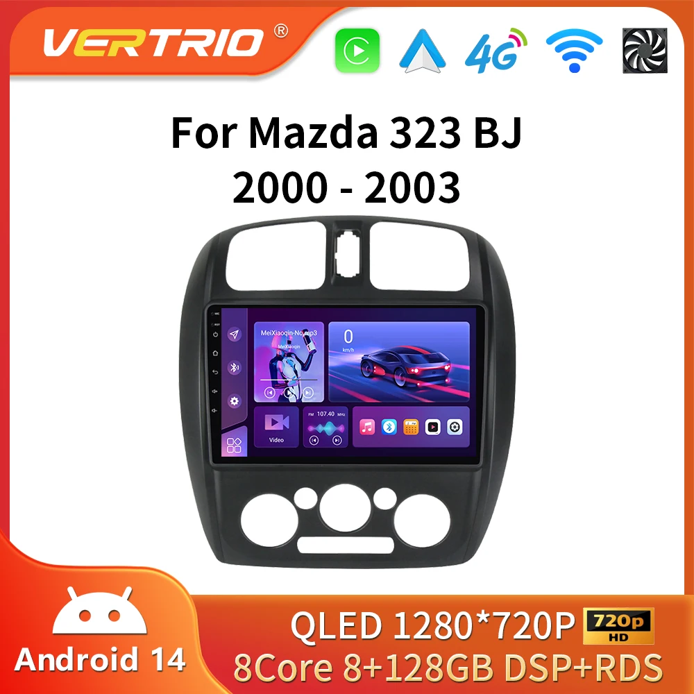 Android16 Car Radio Multimedia Video Player For Mazda 323 BJ 2000 - 2003 Navigation Stereo Head Unit GPS Carplay Auto Screen DVD