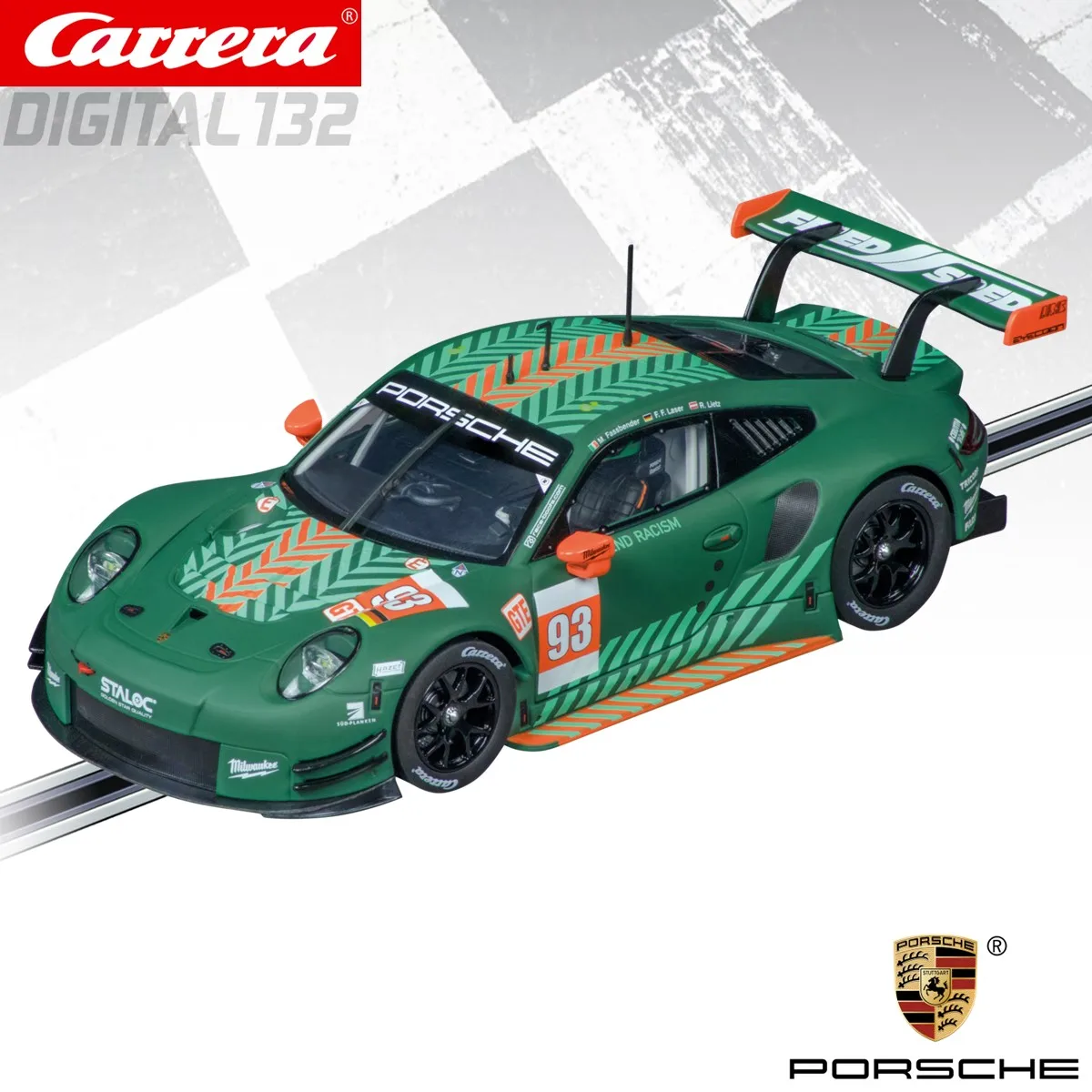 Carrera Slot Car Digital132 Porsche 911 RSR 30915 Porsche GT Team/31073 Proton Competition/32019 Gulf Racing