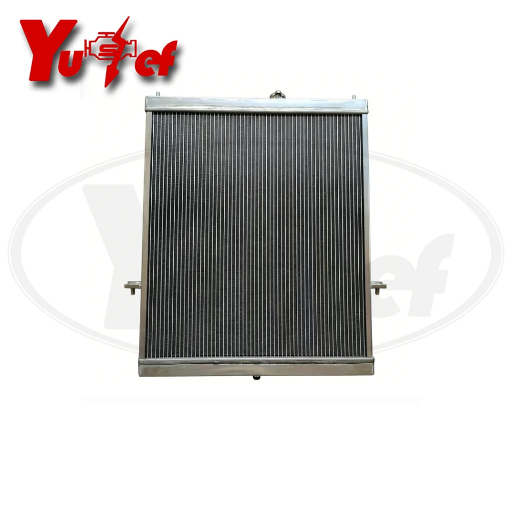 All aluminum radiator For Nissan PATROL Y61 GU 3 4 5  02 Onwards 4.8LTR without OVERFLOW PIPE AT 48mm # 21460-VC200 21460VC200