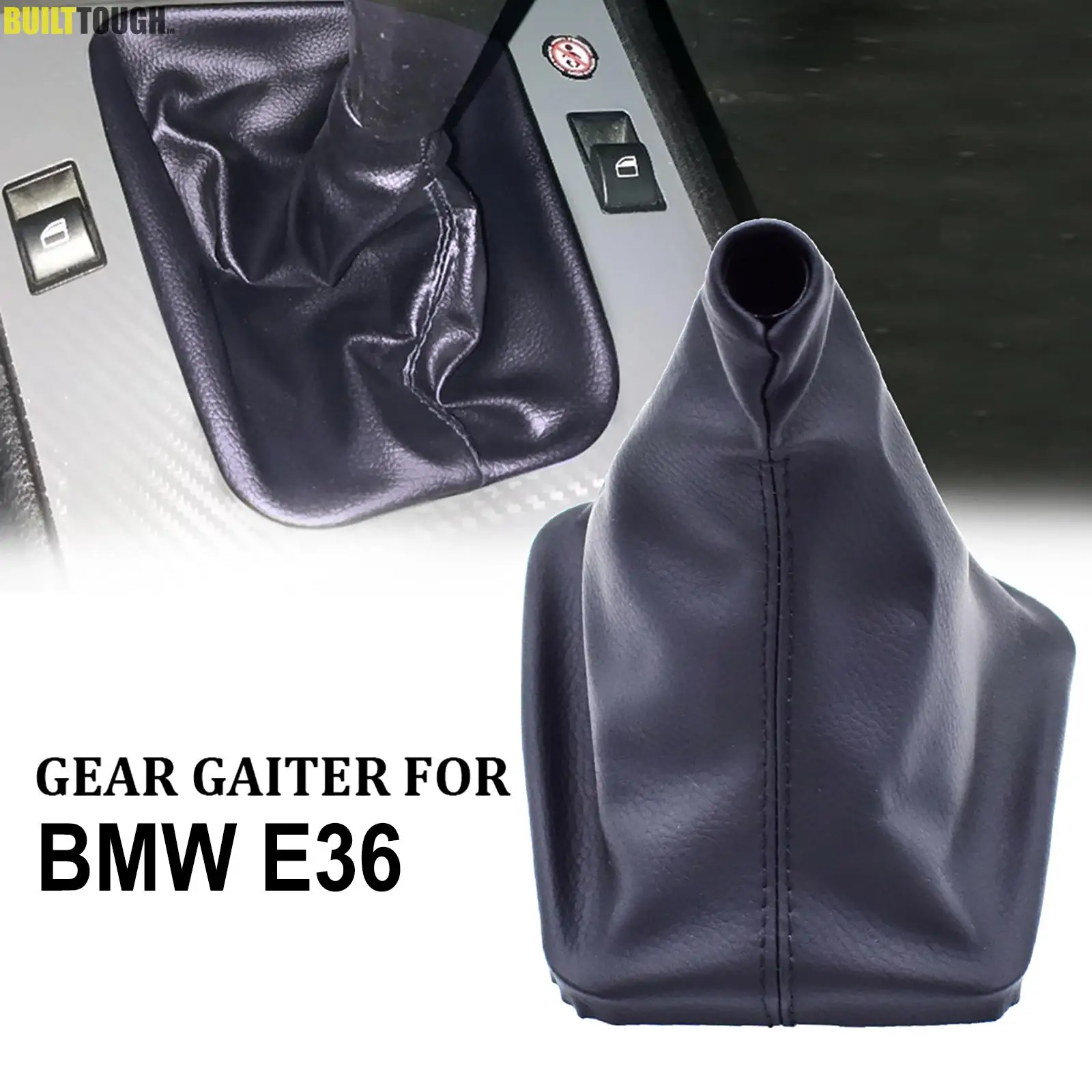 Manual Gear shift Knob Gaiter Gear Stick Shifter Lever Head Handle Collars Gaitor Boot Cover Case For BMW E30 E32 E34 E36 Z3