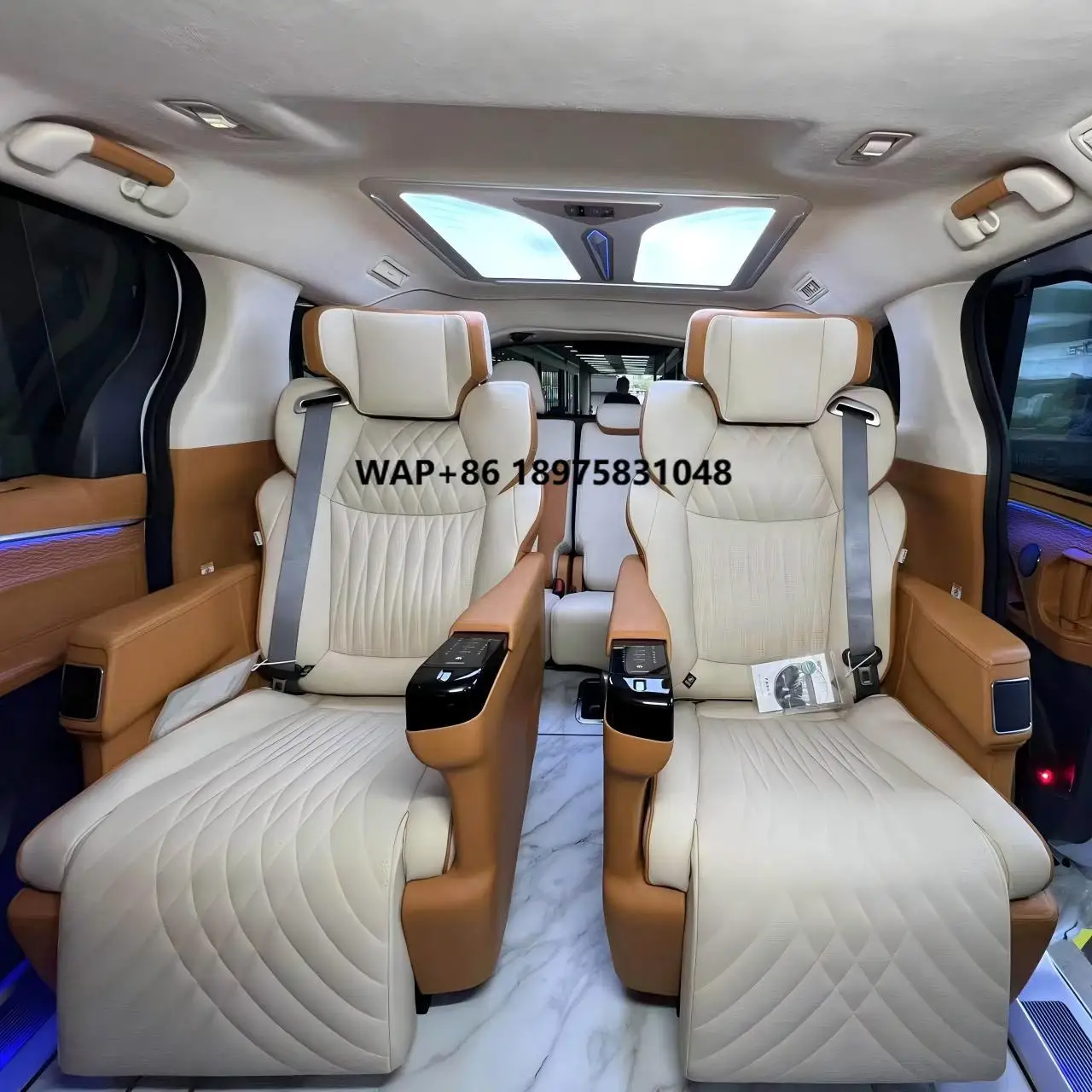 2026 Aero Massage Ventilation New Interior Modified Leather Cloth  Sienna Electric VIP Car Seat