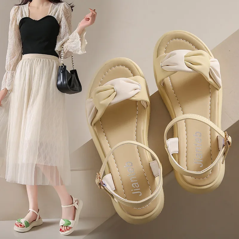 

Sandals women's summer fashion versatile fairy style French Roman shoes beach shoes