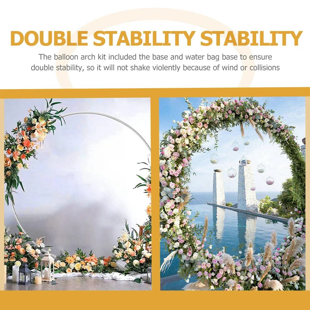 

Balloon Arch Kit Heart Shaped St Base Included Flexible Poles Reusable Party Wedding Decor Round Frame Balloon s