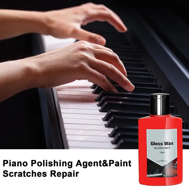 Piano Cleaner 100ml Guitar Polish For Violin Cleaning Musical Instrument Cleaning Solution. Piano Shine Polish & Cleaner For