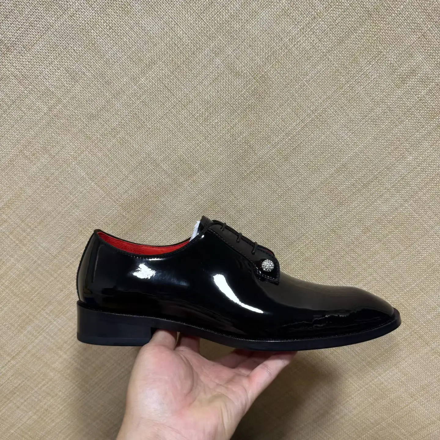 red bottom dress shoes Christian Louboutin Oxfords Sole Guard Source Now Santoni - Archer B Brown