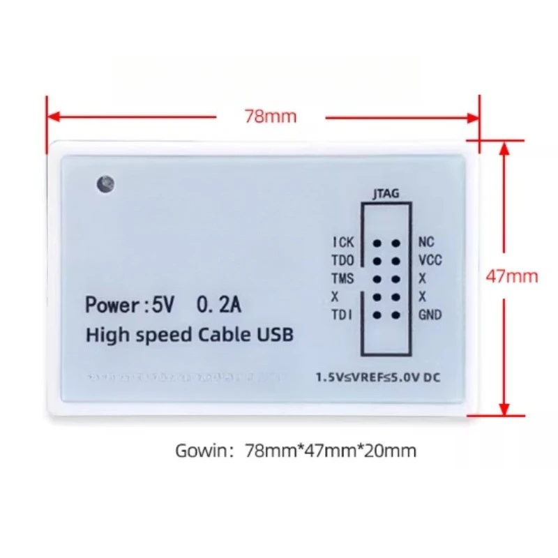 

For Gowin USB Cable JTAG Full featured High Speed Debugger for High Cloud FPGA Downloader