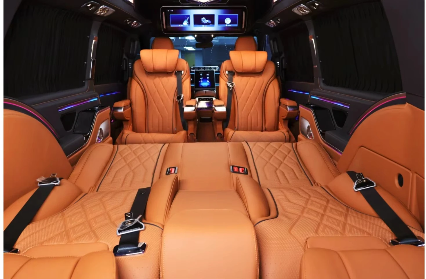 High Quality Luxury Leather Custom Durable Full Car Interior Vito Cabin Refit Accessories Car Seat Kit Upgrade