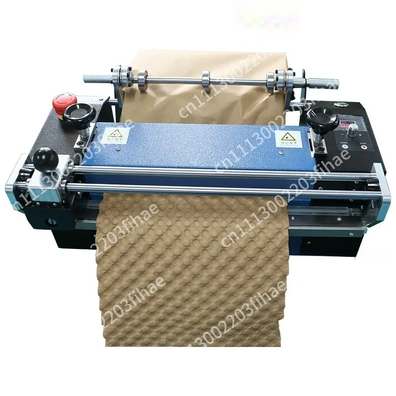 Kraft paper buffer foam press with paper cutter Kraft paper
