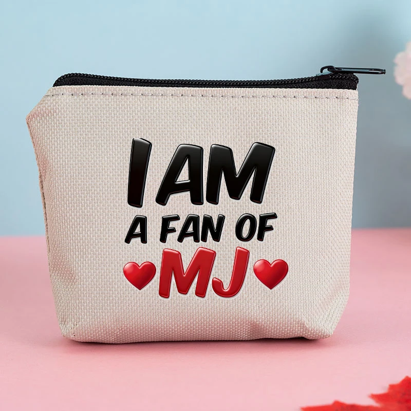 King of Pop Michael Jackson Coin Purse Cartoon MJ Wallets Mini