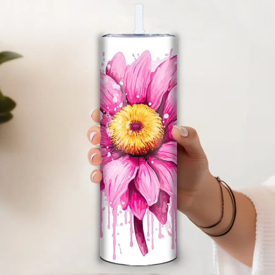20oz Stainless Skinny Straight Tumbler Print 3D 