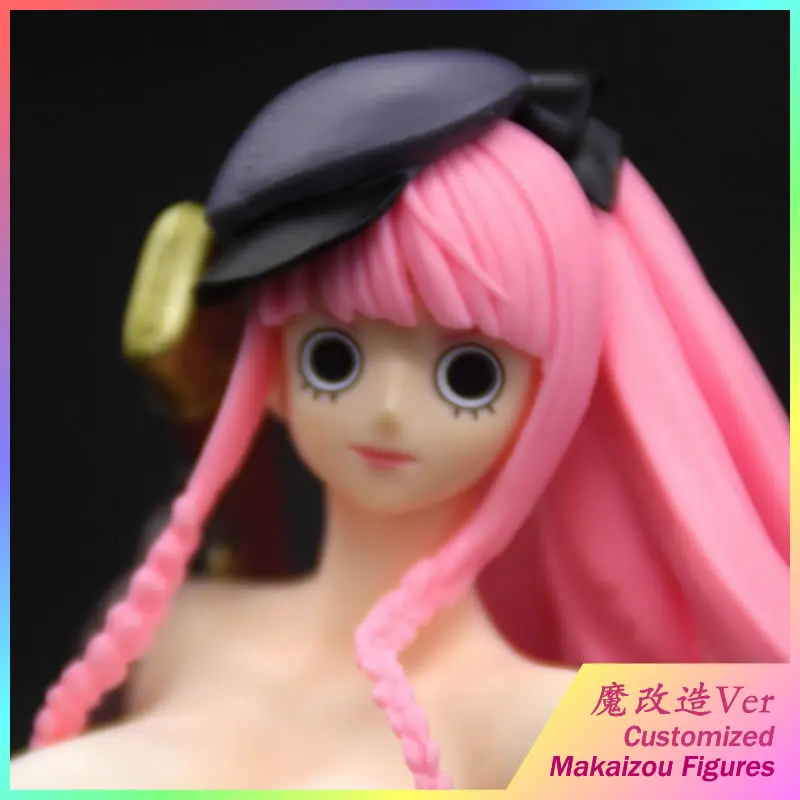 25CM ONE PIECE  Figures Flag Diamond Ship Perona Makaizou PVC Customized R18 Action Figure Collection Doll  A-0051