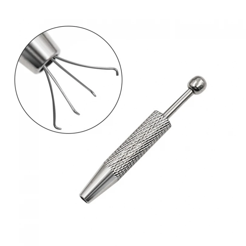 4 Claws Diamond Gems Prong Holder Ball Bead Pick-up Tool Stone Prong Holder Chip Grabbing Diamond Gems Tweezer Catcher Grabber