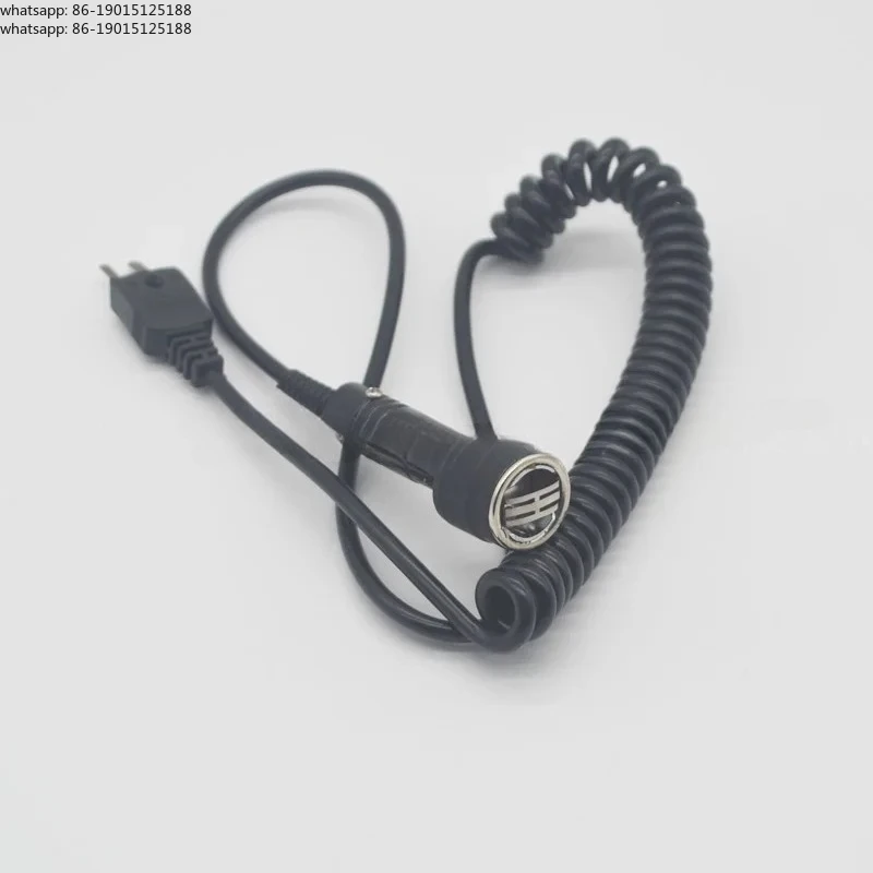 Factory Direct  Magnetic Surface Thermocouple Black K-Type Spring Telephone Line Sensor Easy to Carry Temperature Rod