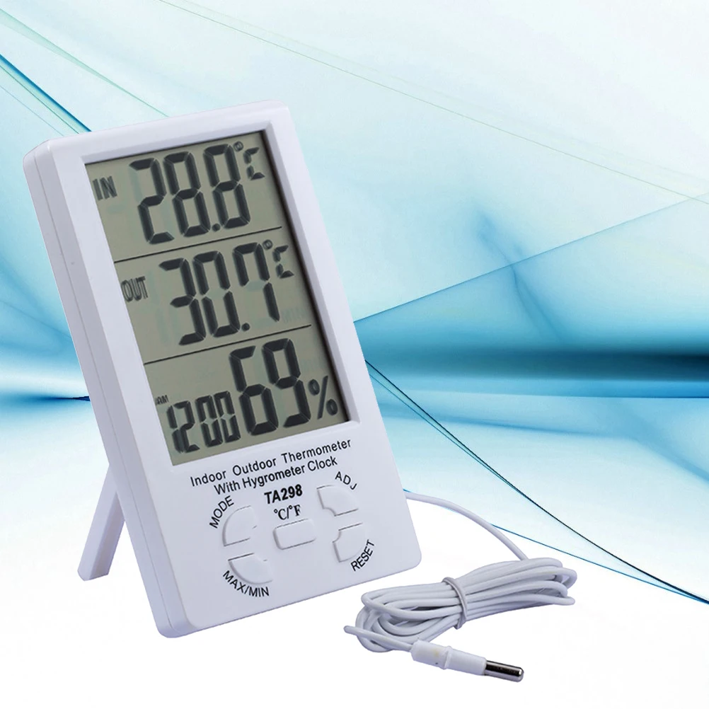 

Digital Thermometer Hygrometer Temperature Humidity Meter Celsius Room LCD Screen High Precision Sensitivity Wide