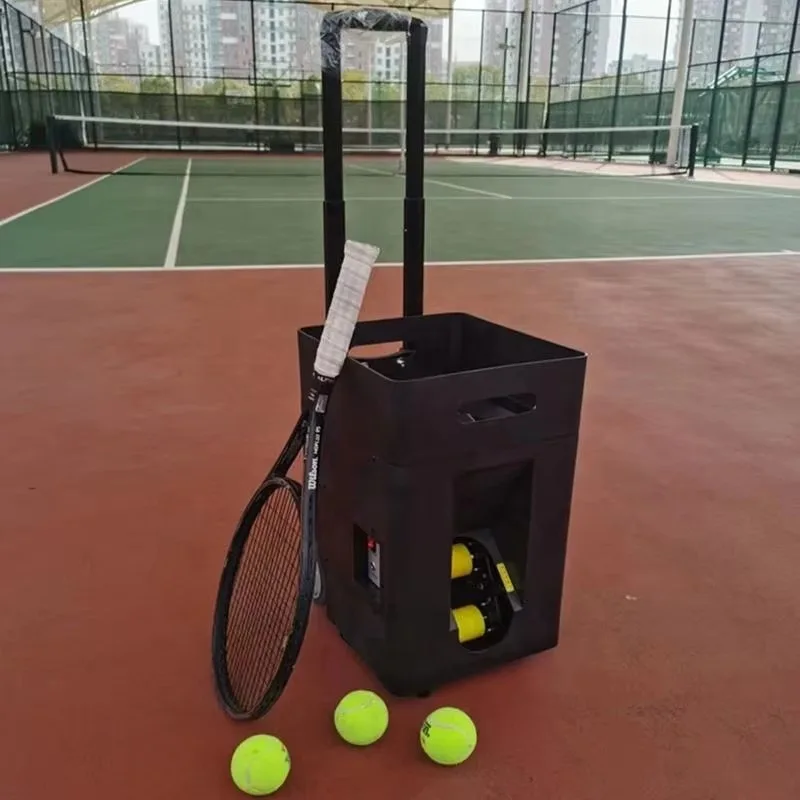 Auto Tennis Ball Feeding Machine Practice  Padel Tennis Ball Machine  for Playing and Training APP and Remote Control