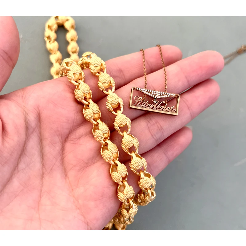 pure-copper-24k-gold-plated-underarm-bag-strap-luxury-small-handbag-chain-creative-short-link-sister-veneta-brand-accessory