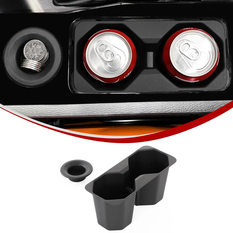 Auto-Armlehnen-Getränkehalter Mittelkonsole Becherhalter Armlehnen-Aufbewahrungsbox Auto-Zubehör für Mitsubishi L200 Triton LC MV 2024 2025
