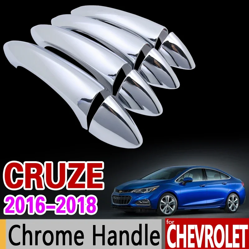 

Luxurious Chrome Handle Cover Trim Set for Chevrolet Cruze 2016 2017 2018 2019 2020 Chevy Sedan Hatch Accessories Stickers