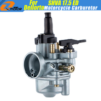 17.5mm Carburetor For Dellorto SHVA 17.5 ED For Derbi Senda 50R DRD SM EBE EBS For Gilera GSM RCR SMT Bultaco Tomos A55 50 80cc