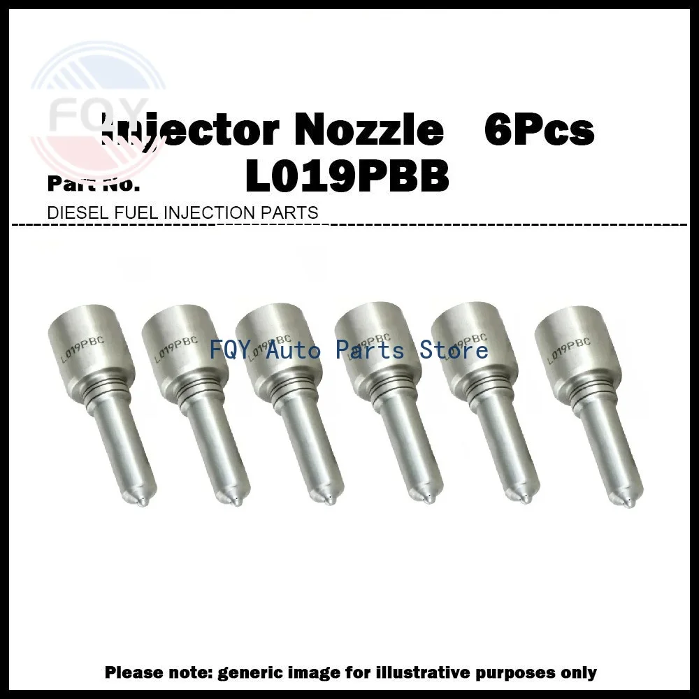 6X For Volvo FH12 FM12 12.1D 3169521 8113837 High Quality Diesel Fuel Injector Nozzle L019PBB