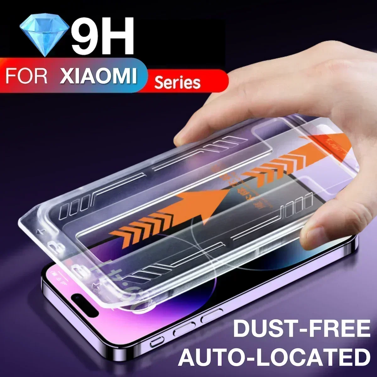 4PCS Film For Xiaomi 14 13 12t 10 9 9t 10t 11i Pro Lite CC9 Foco X3 Tempered Glass Screen Protector Film Auto-Dust Removal Kit