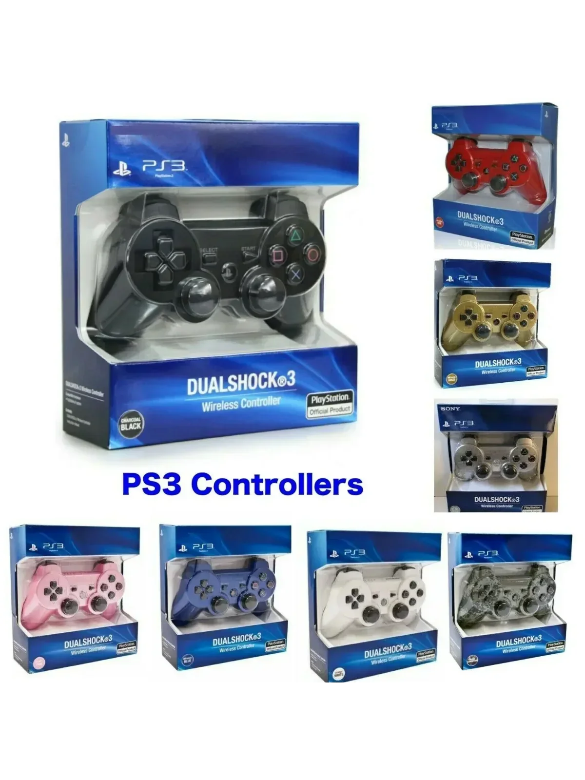 لوحة ألعاب بلوتوث لاسلكية سوني PS3 كونترول وحدة تحكم الألعاب عصا التحكم عن بعد بلاي ستيشن 3 لوحات الألعاب