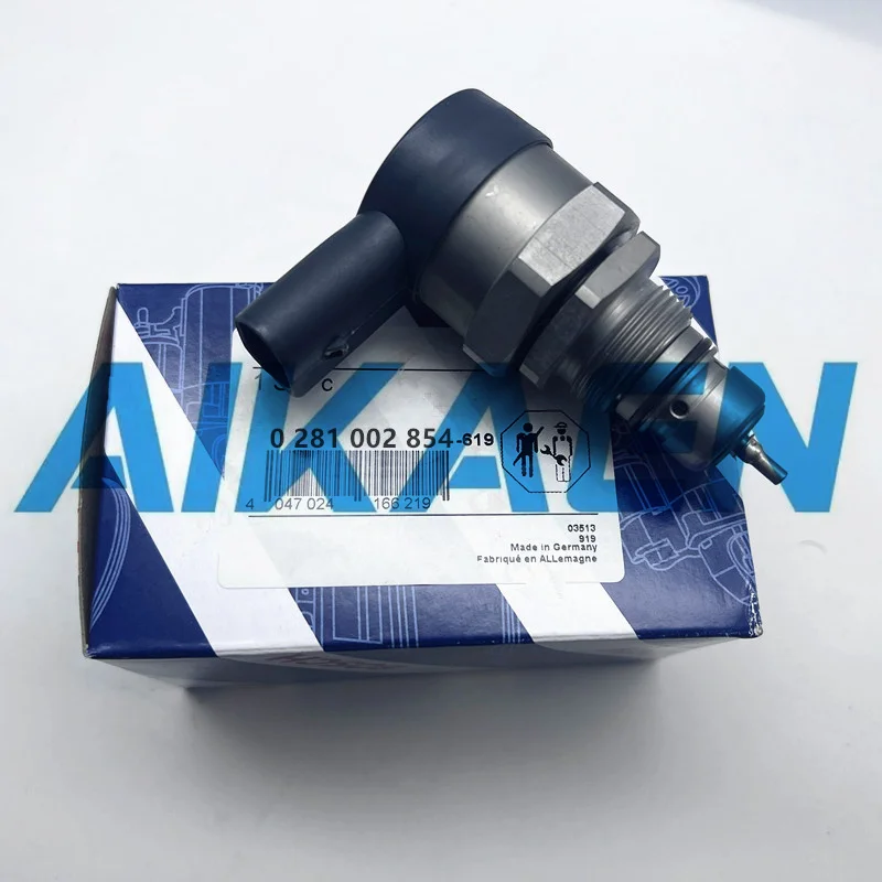 Original box 0281002854 FUEL RAIL PRESSURE RELIEF LIMITER VALVE for A4 A6 A8 Q7 057130764C 057130764F 0281002785