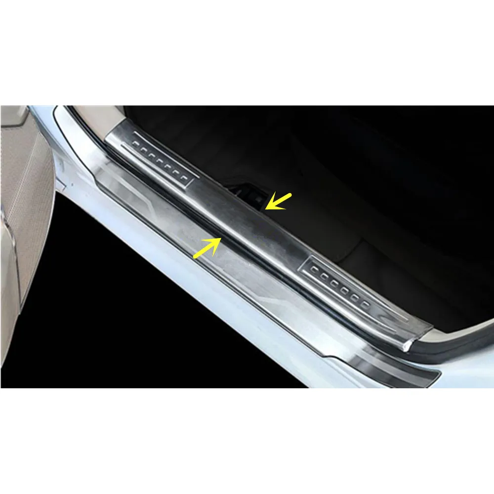 For Toyota Corolla Altis 2014 2015 2016 2017-2019 Car Cover Stainless Steel Pedal Door Sill Scuff Plate Inner Built Threshold