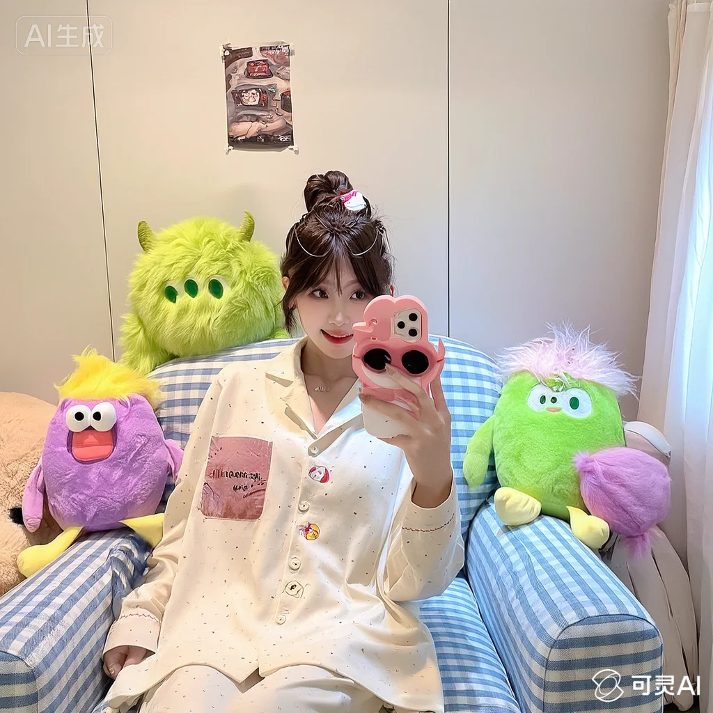 

Пижамы Sanrio Kawaii Hello Kitty, милый комплект с длинными рукавами, весна-осень, удобный мягкий комплект из чистого хлопка с героями мультфильмов для девочек