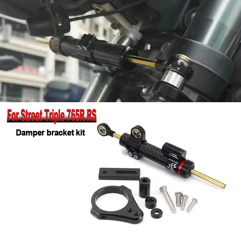 New Stabilizer Steering Damper Mounting Bracket Aluminum For Street Triple 765R 765 R STREET TRIPLE 765S 765 S 765RS 765 RS